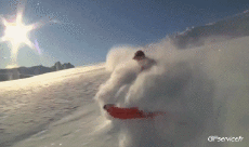 Humor -  Fun Transport Schneemotorrad Fun - Win 