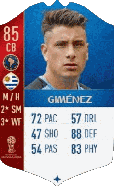 Multimedia Vídeo Juegos F I F A - Jugadores  cartas Uruguay José María Giménez 