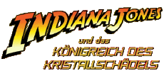 Multi Média Cinéma International Indiana Jones et le Royaume du crane de cristal Logo Allemand 