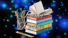 Messages French Bonne Rentrée Animated Background 008 