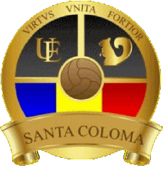 Sports FootBall Club Europe Logo Andorre UE Santa Coloma 