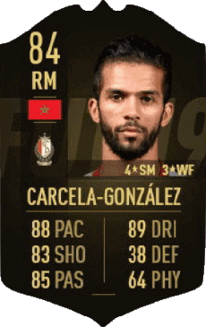 Sportivo F I F A - Giocatori carte Marocco Mehdi Carcela-González 