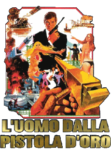 Multimedia Film Internazionale James Bond 007 L'uomo dalla pistola d'oro Logo Italiano 