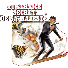 Multimedia Películas Internacional James Bond 007 Al Servicio secreto de su Majestad Logotipo Francés 