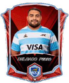 Deportes Rugby - Jugadores Argentina Equipo 2025 DELGADO Pedro 