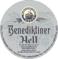 Boissons Bières Allemagne Benediktiner 