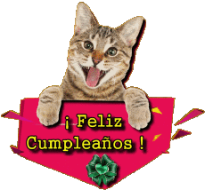 Messagi Spagnolo Feliz Cumpleaños Animales 002 