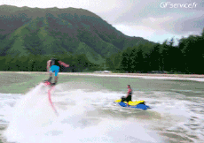 Humour - Fun Transports Jet Ski Fly-boarding Fun - Win 