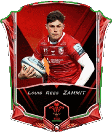 Sportivo Rugby - Giocatori Galles Squadra 2022 Louis Rees-Zammit 