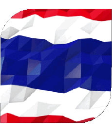 Banderas Asia Tailandia Plaza 