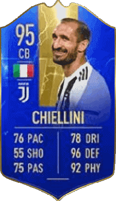 Multimedia Videospiele F I F A - Karten Spieler Italien Giorgio Chiellini 