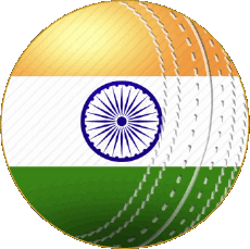 Fahnen Asien Indien Runde 