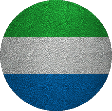 Flags Africa Sierra Leone Round 
