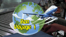 Nachrichten Französisch Bon Voyage Animierter Hintergrund 004 