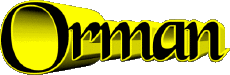 First Names MASCULINE -  UK - USA - IRL - AUS - NZ O Orman 
