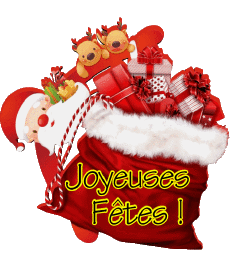 Mensajes Francés Joyeuses Fêtes (Noël) Serie 02 