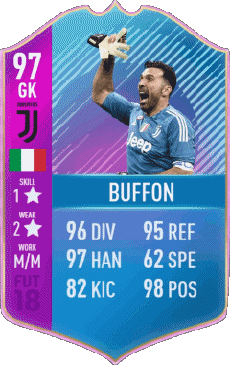 Multimedia Videogiochi F I F A - Giocatori carte Italia Gianluigi Buffon 