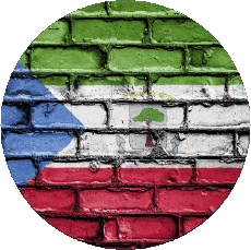 Flags Africa Equatorial Guinea Round 