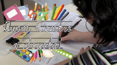 Messages Italian Buon Rientro a Scuola Animated Background 005 