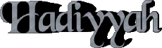 Prénoms FEMININ - Maghreb Musulman H Hadiyyah 