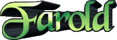 First Names MASCULINE -  UK - USA - IRL - AUS - NZ F Farold 