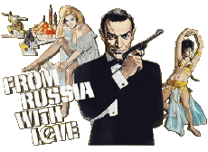 Multi Média Cinéma International James Bond 007 Bons Baisers de Russie Logo Anglais 