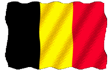 Bandiere Europa Belgio Sventola 