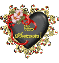 Messages French Bon Anniversaire Coeur 005 