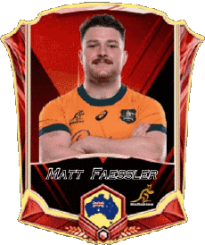 Sports Rugby - Players Australia Team 2025 Matt Faessler 