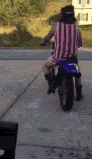 Umorismo -  Fun Trasporti Moto Cross Gamelles Fail 