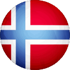 Drapeaux Europe Norvège Rond 