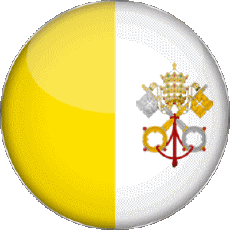 Drapeaux Europe Vatican Rond 