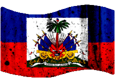 Drapeaux Amériques Haïti Rectangle 