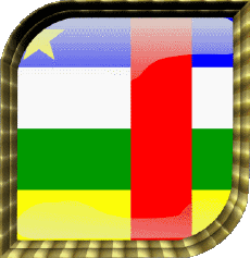 Bandiere Africa Centrafrique Quadrato 