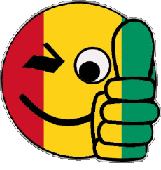 Flags Africa Guinea Smiley - OK 