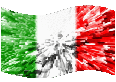 Bandiere Europa Italia Nazionale Rettangolo 