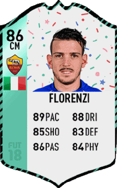 Multimedia Videospiele F I F A - Karten Spieler Italien Alessandro Florenzi 