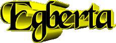 First Names FEMININE - Germany E Egberta 