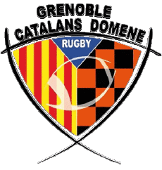 Sport Rugby Club Frankreich Logo Dept 38 Grenoble Catalans Domène 