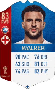 Multi Média Jeux Vidéo F I F A - Joueurs Cartes Angleterre Kyle Walker 