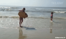 Umorismo -  Fun Sportivo Skim board Cadute - Fail 