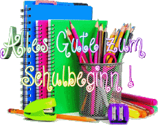 Messages Allemand Alles Gute zum Schulbeginn Fond Transparent 004 