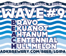 Wave #9-Bebidas Cervezas USA Adirondack Wave #9