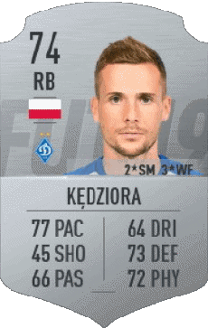 Multimedia Videospiele F I F A - Karten Spieler Polen Tomasz Kedziora 