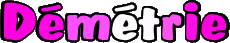 Nombre FEMENINO - Francia D Démétrie 