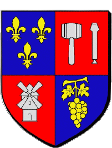 Blason-Drapeaux France Départements - Villes 49 AVRILLE Blason