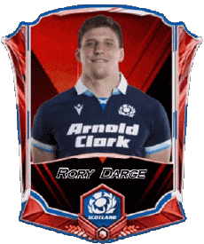 Sport Rugby - Spieler Schottland Team 2025 Rory Darge 