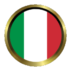 Drapeaux Europe Italie Rond - Anneaux 