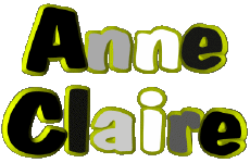 First Names FEMININE - France A Composed Anne Claire 