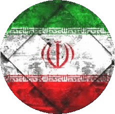Bandiere Asia Iran Tondo 